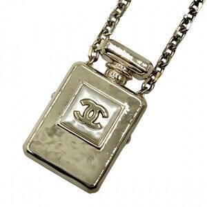 Chanel Women's Long Necklace with Perfume Motif, Coco Mark, Gold, GP (Gold Pl...